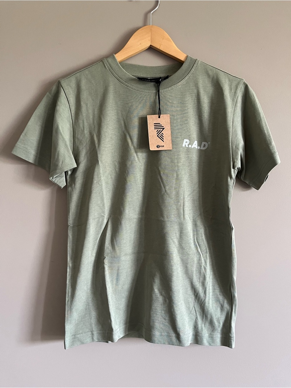 R.A.D Olive Green Short Sleeve Crewneck Tee